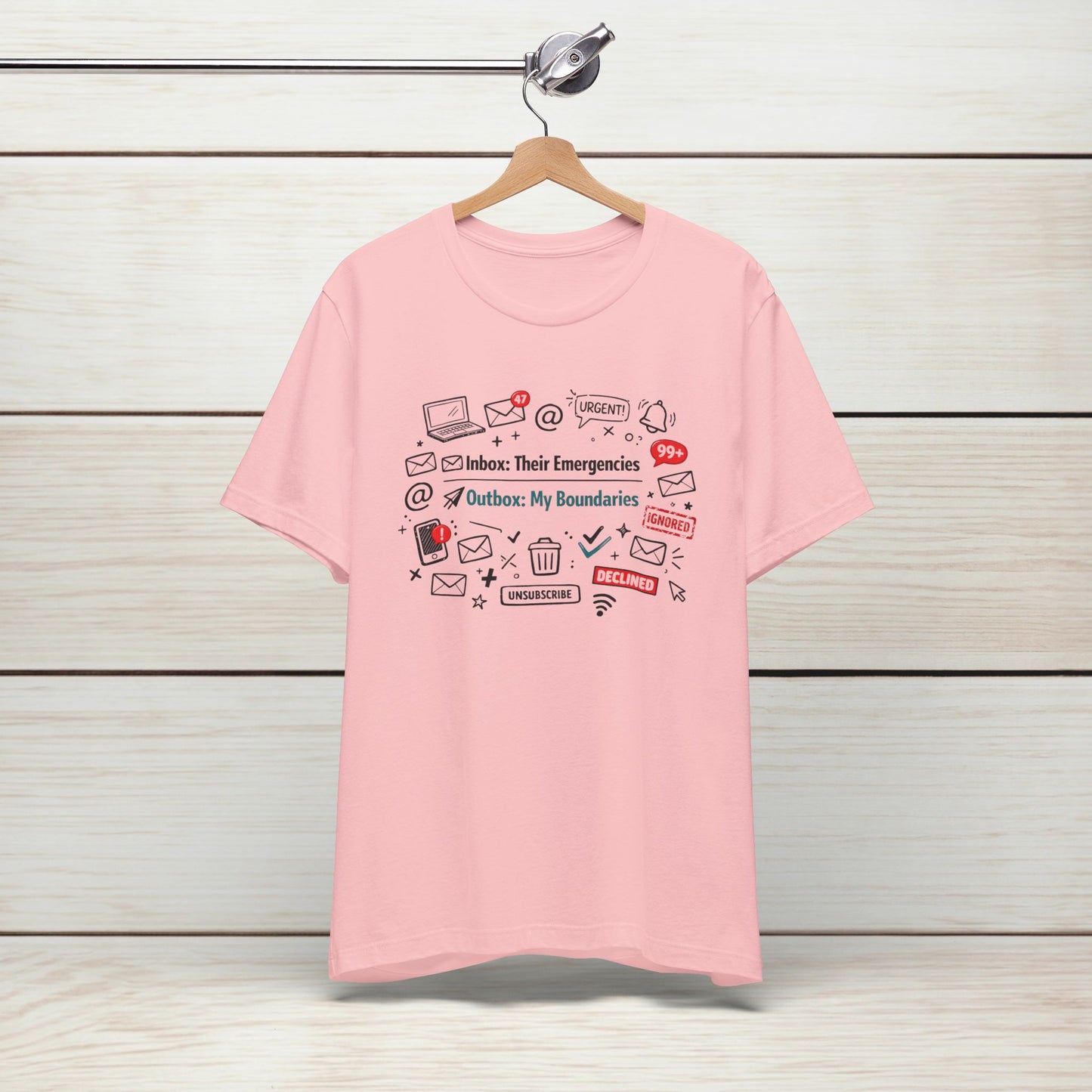 Their Emergencies My Boundaries T-Shirt - Digital Detox Tee for Women