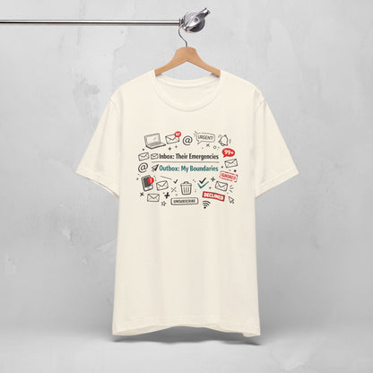 Their Emergencies My Boundaries T-Shirt - Digital Detox Tee for Women