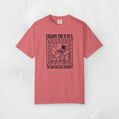 Escape the 9 to 5 T-Shirt — Retro Office Escape Graphic Tee