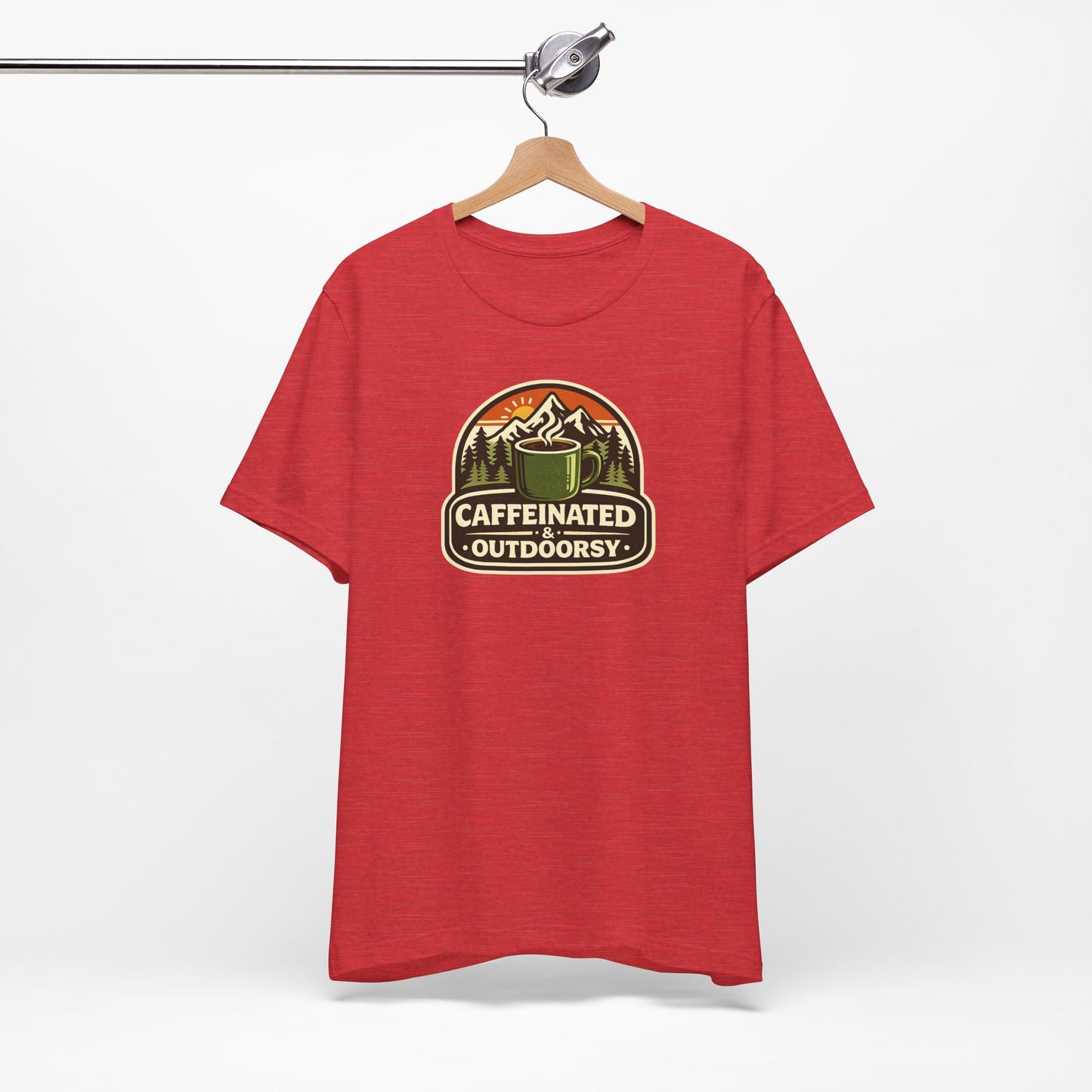 Caffeinated & Outdoorsy Unisex Tee