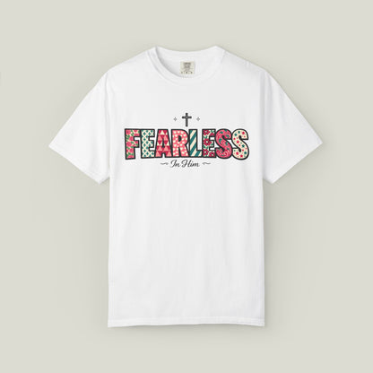 Fearless T-Shirt - Faith-Based Word Art Tee for Christian Entrepreneurs