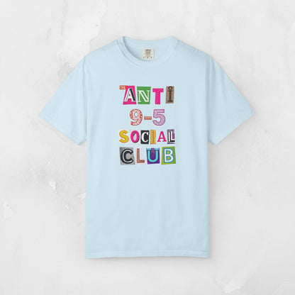 The Anti 9-5 Social Club Tee | Retro Graphic T-Shirt for Women