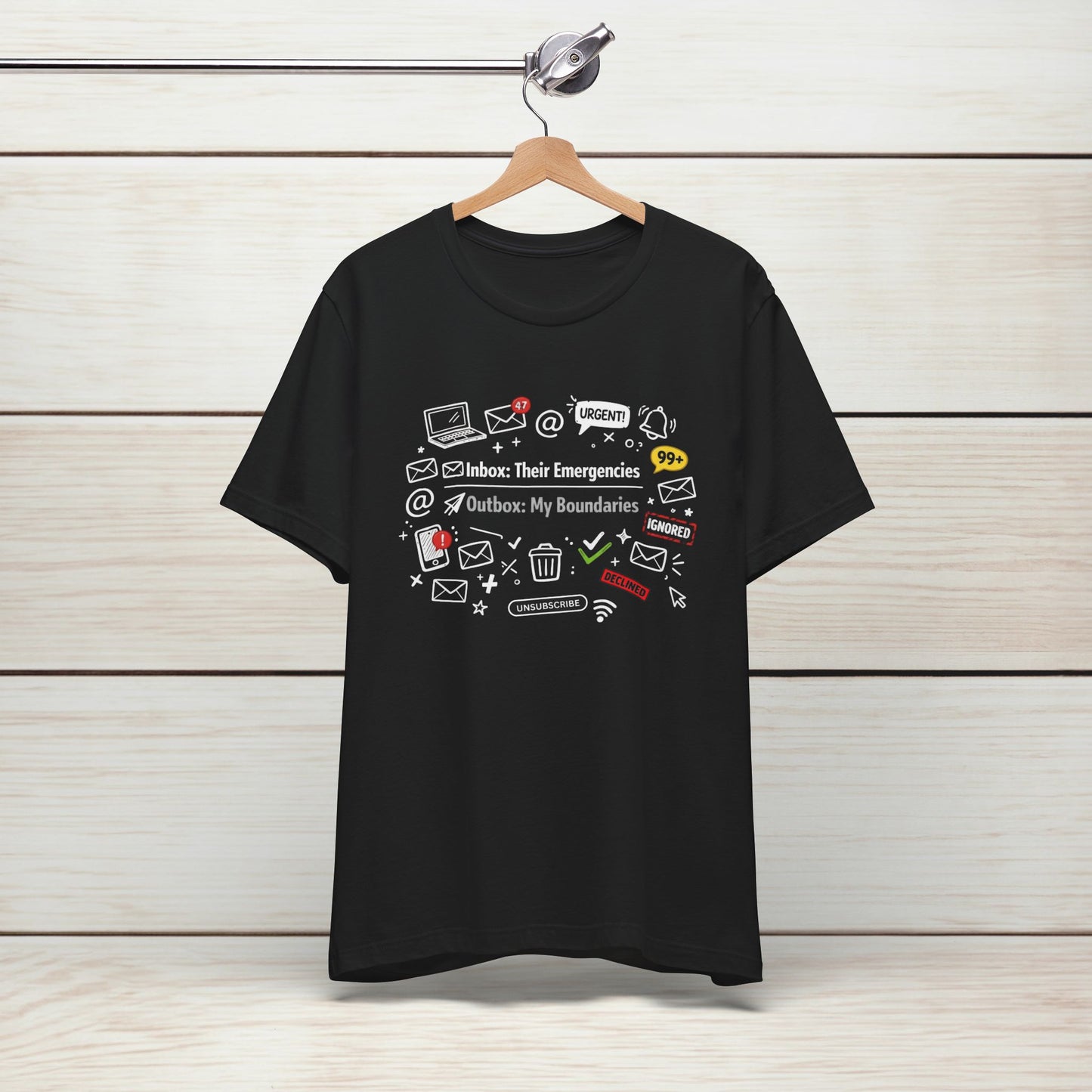Their Emergencies My Boundaries T-Shirt - Digital Detox Tee for Women