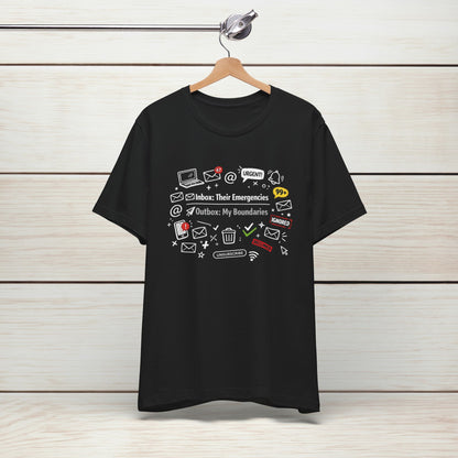 Their Emergencies My Boundaries T-Shirt - Digital Detox Tee for Women