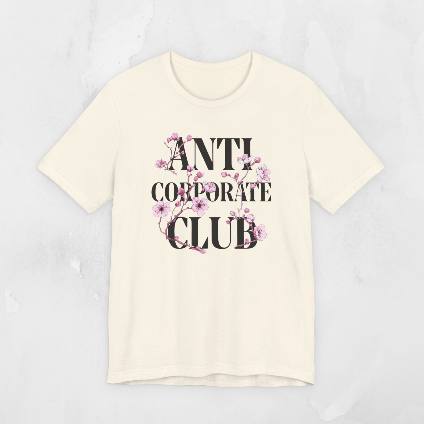 Anti Corporate Humor | Cherry Blossom Graphic Tee
