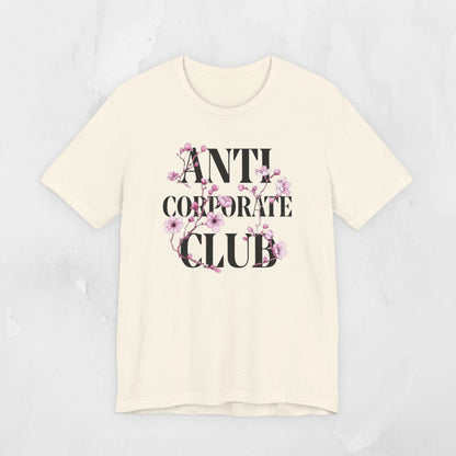Anti Corporate Humor | Cherry Blossom Graphic Tee