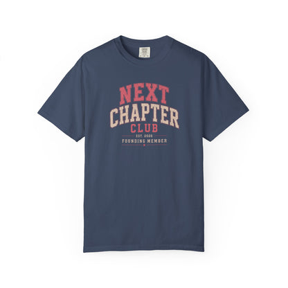 Next Chapter Club – Founding Member EST. 2026 | Vintage Collegiate Graphic Tee