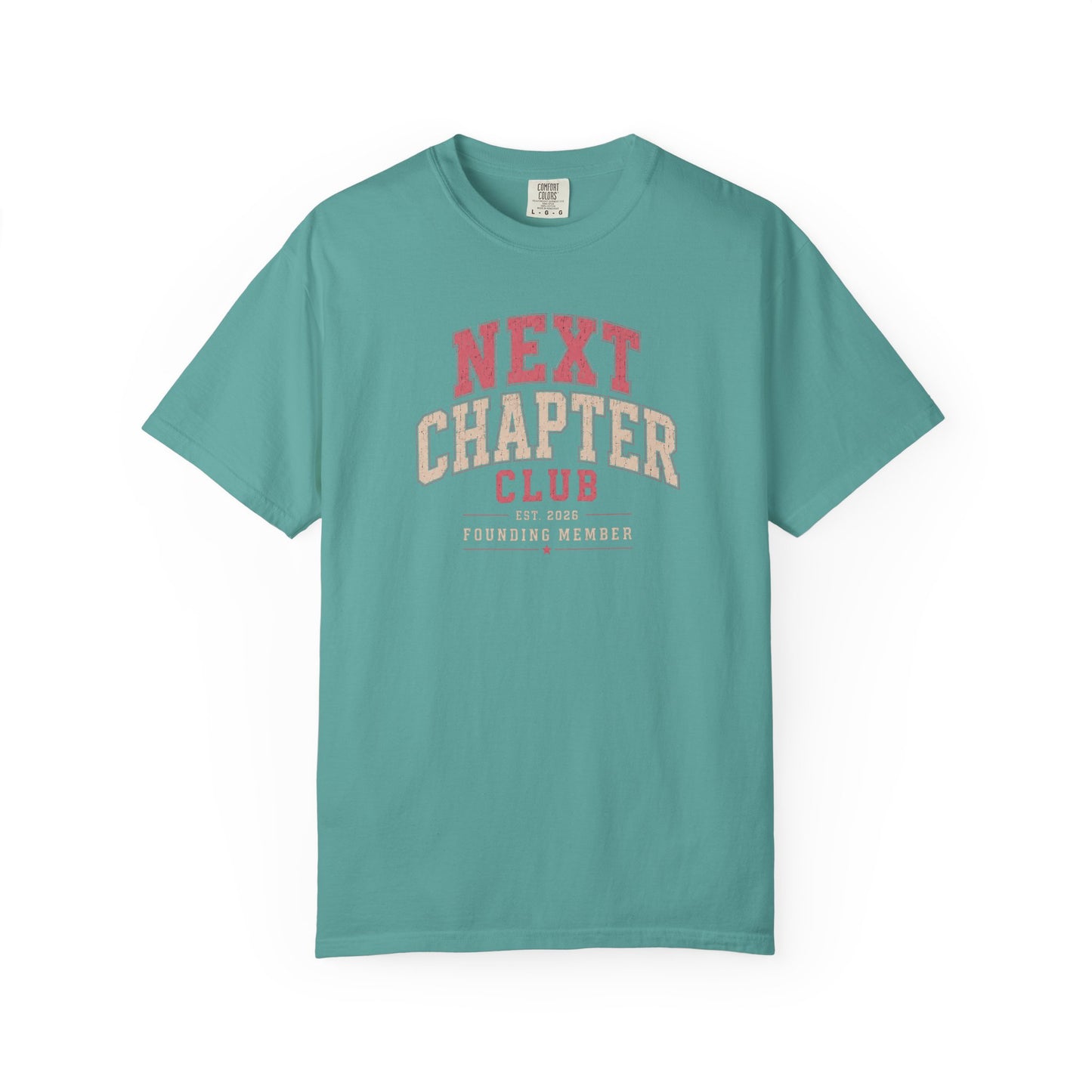 Next Chapter Club – Founding Member EST. 2026 | Vintage Collegiate Graphic Tee