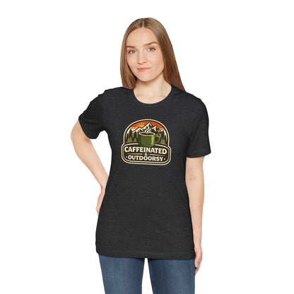 Caffeinated & Outdoorsy Unisex Tee