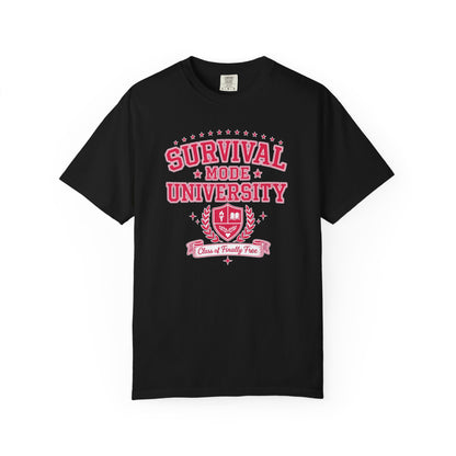 Survival Mode University Graphic Tee | Class of Finally Free