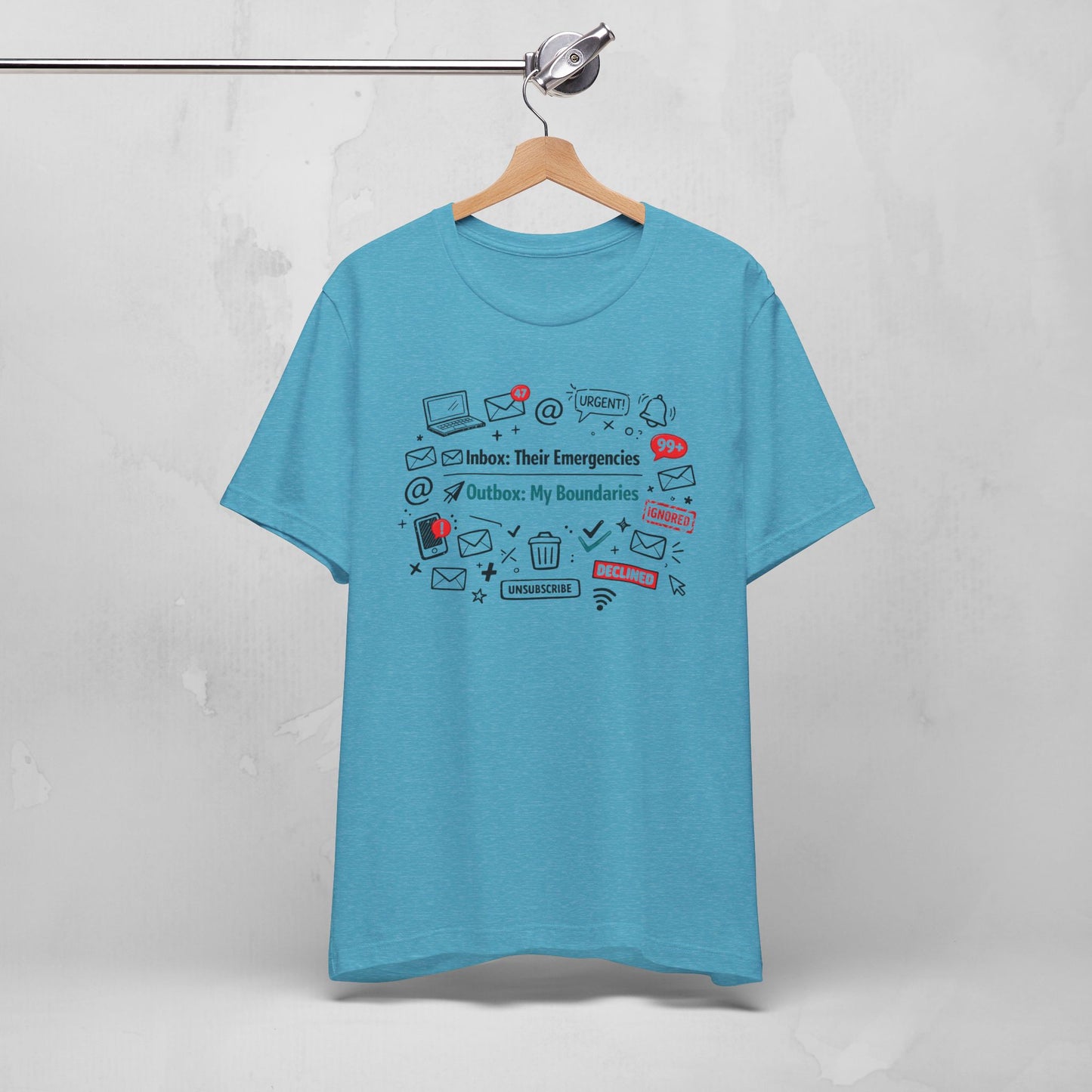 Their Emergencies My Boundaries T-Shirt - Digital Detox Tee for Women