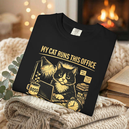 My Cat Runs This Office, I Just Pay The Bills - Graphic Tee