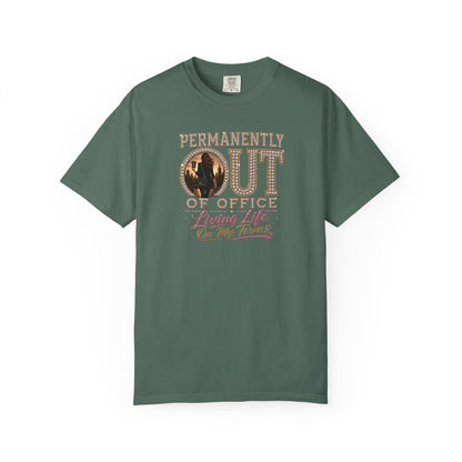 Permanently Out of Office | Living Life On My Terms Graphic Tee