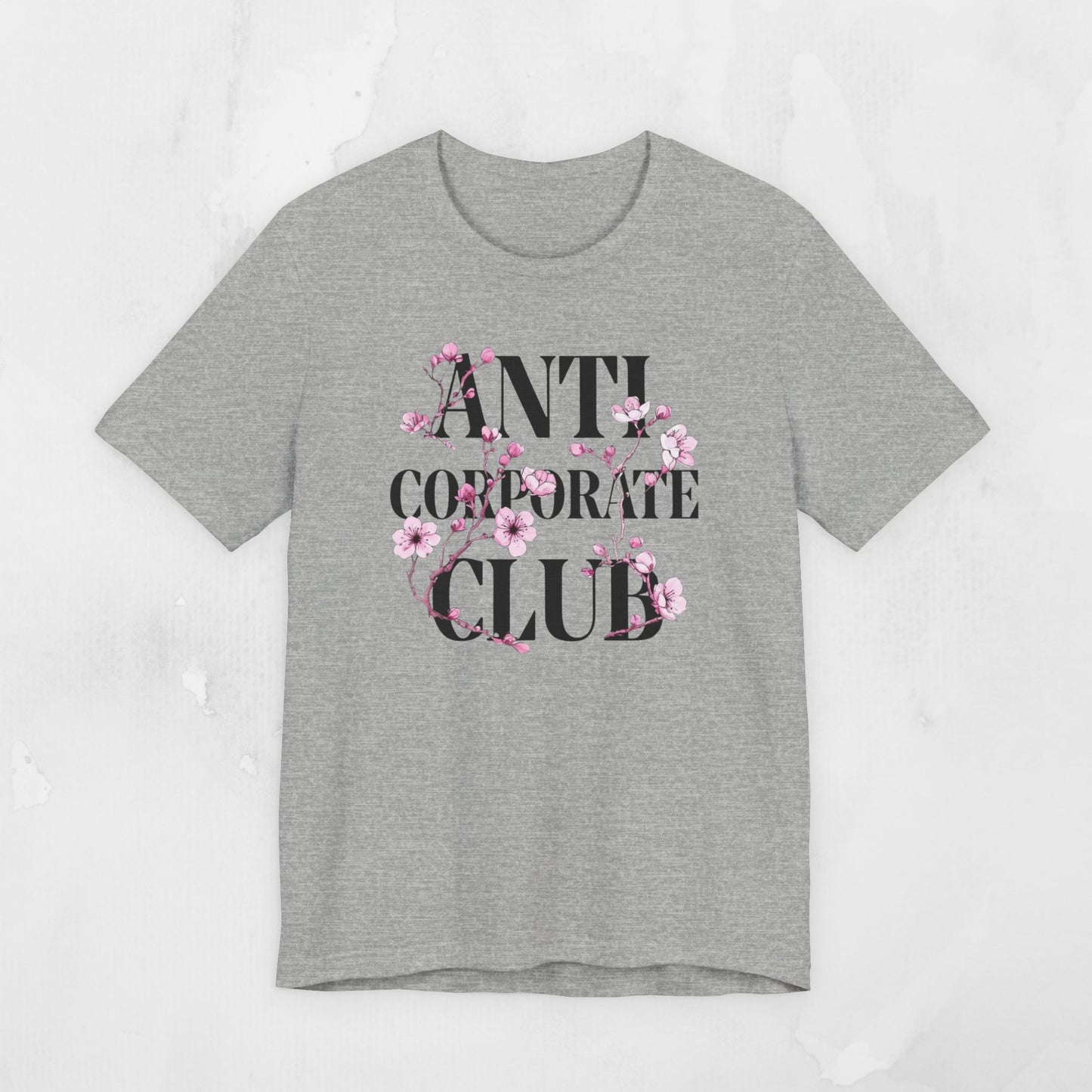 Anti Corporate Humor | Cherry Blossom Graphic Tee