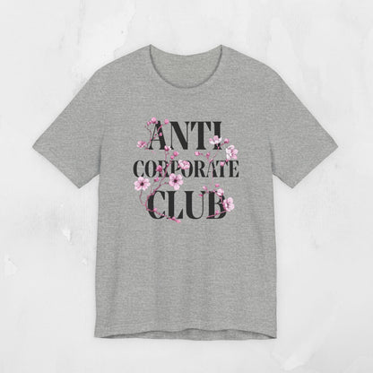 Anti Corporate Humor | Cherry Blossom Graphic Tee