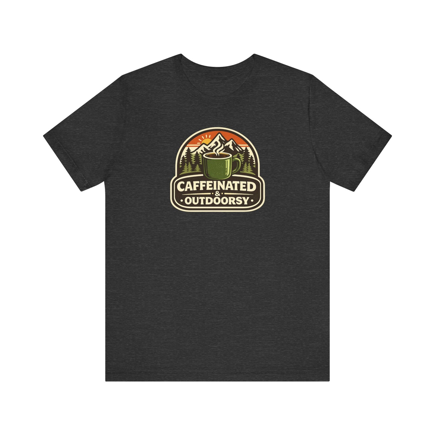 Caffeinated & Outdoorsy Unisex Tee