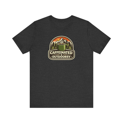 Caffeinated & Outdoorsy Unisex Tee