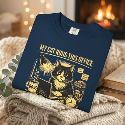 My Cat Runs This Office, I Just Pay The Bills - Graphic Tee