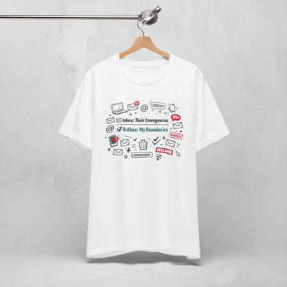 Their Emergencies My Boundaries T-Shirt - Digital Detox Tee for Women