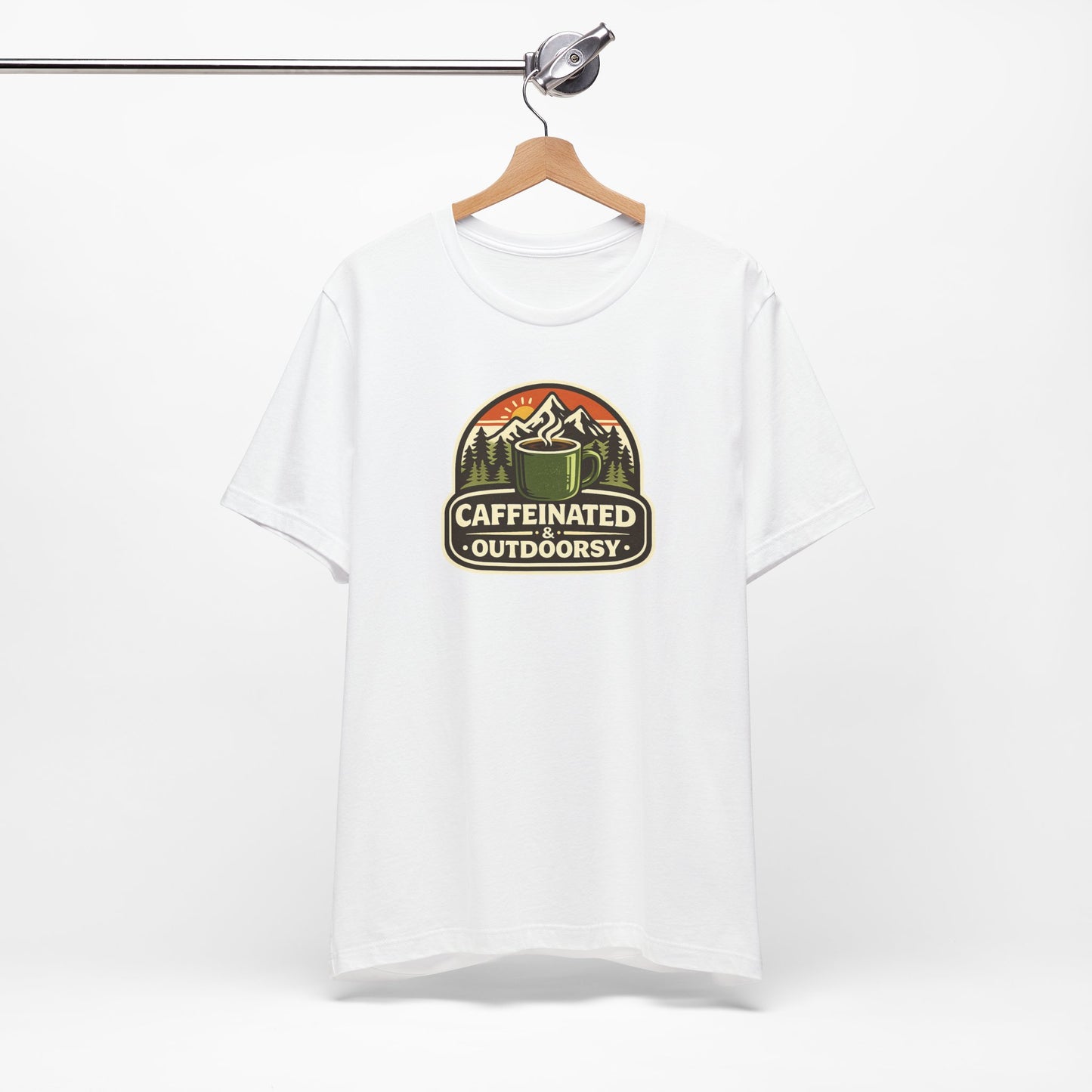 Caffeinated & Outdoorsy Unisex Tee