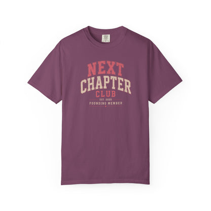 Next Chapter Club – Founding Member EST. 2026 | Vintage Collegiate Graphic Tee