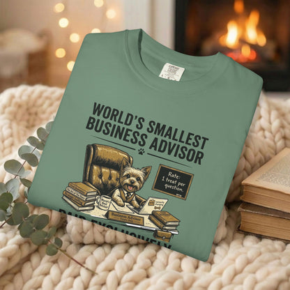 World's Smallest Business Advisor — Yorkie Tee
