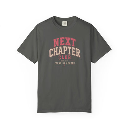 Next Chapter Club – Founding Member EST. 2026 | Vintage Collegiate Graphic Tee