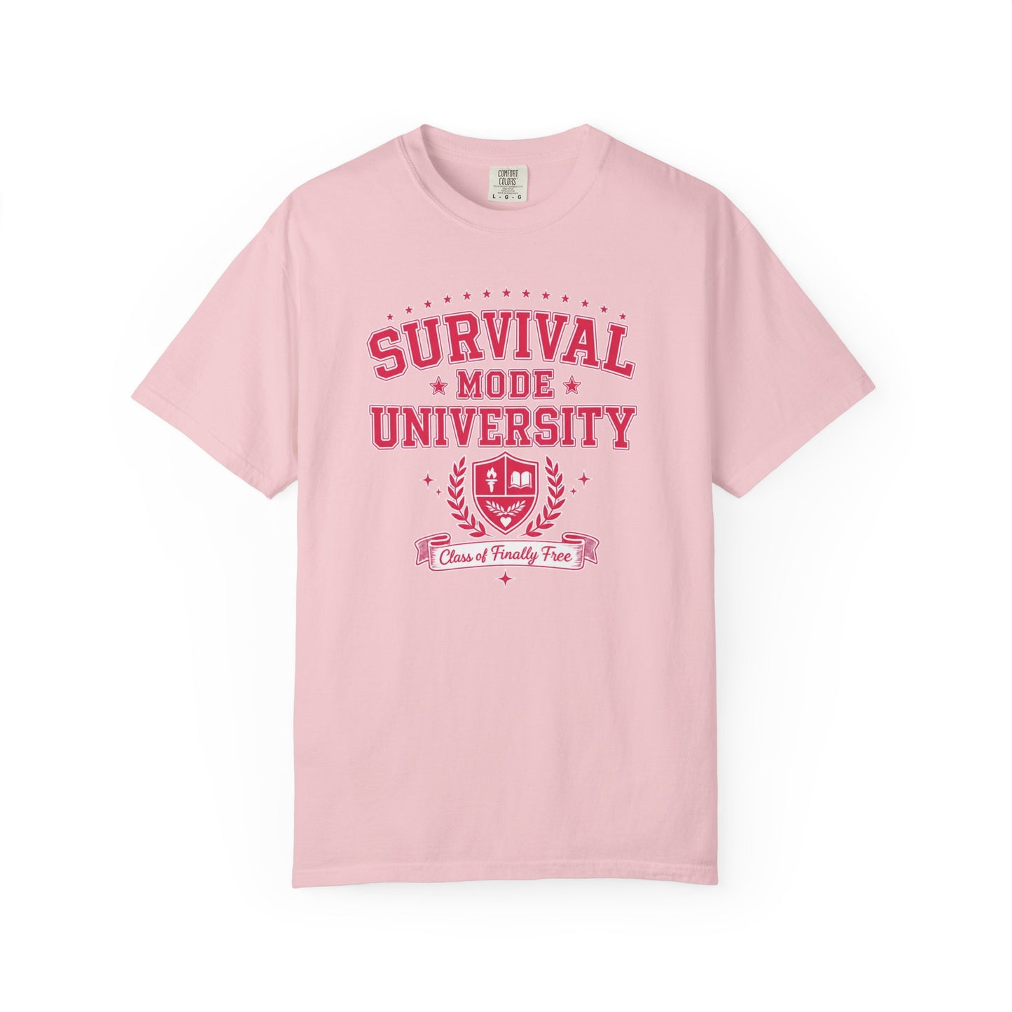 Survival Mode University Graphic Tee | Class of Finally Free