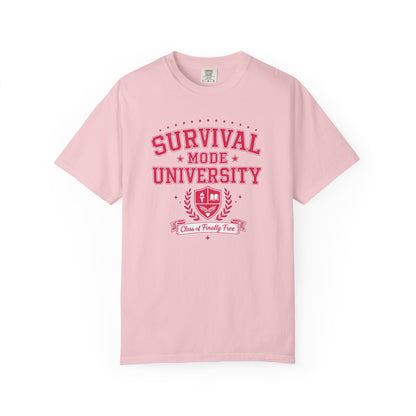 Survival Mode University Graphic Tee | Class of Finally Free