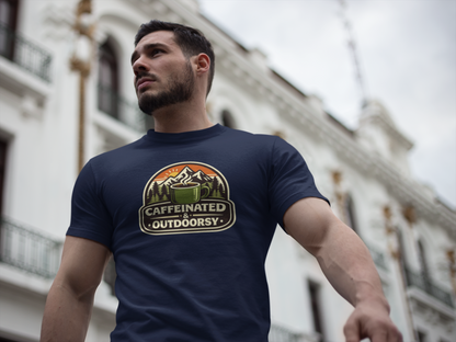 Caffeinated & Outdoorsy Unisex Tee