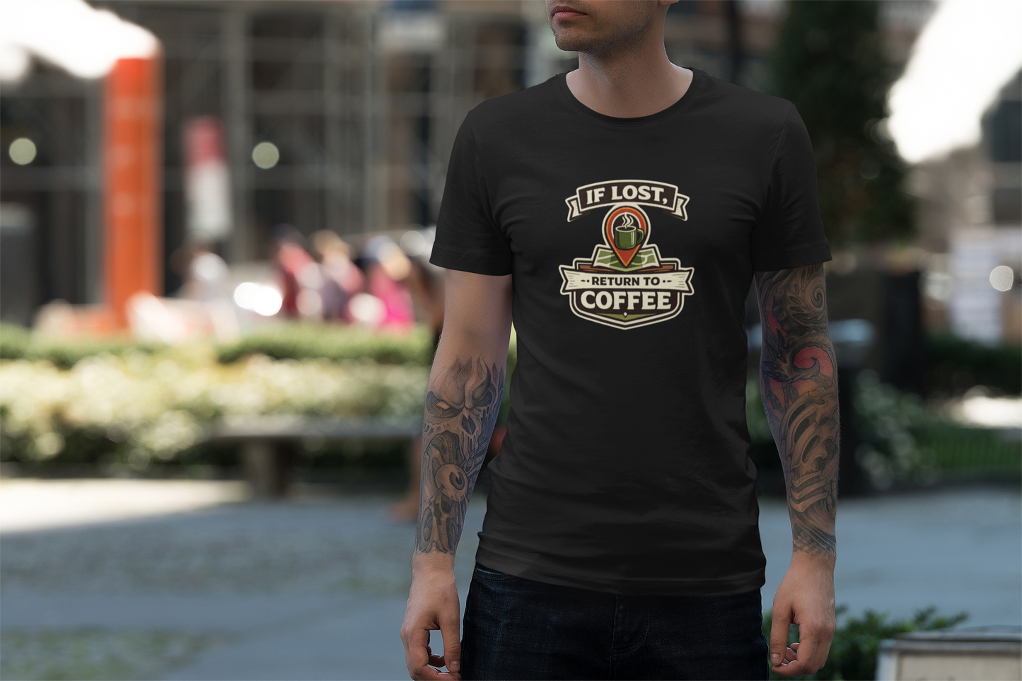 If Lost Return to Coffee Unisex Tee