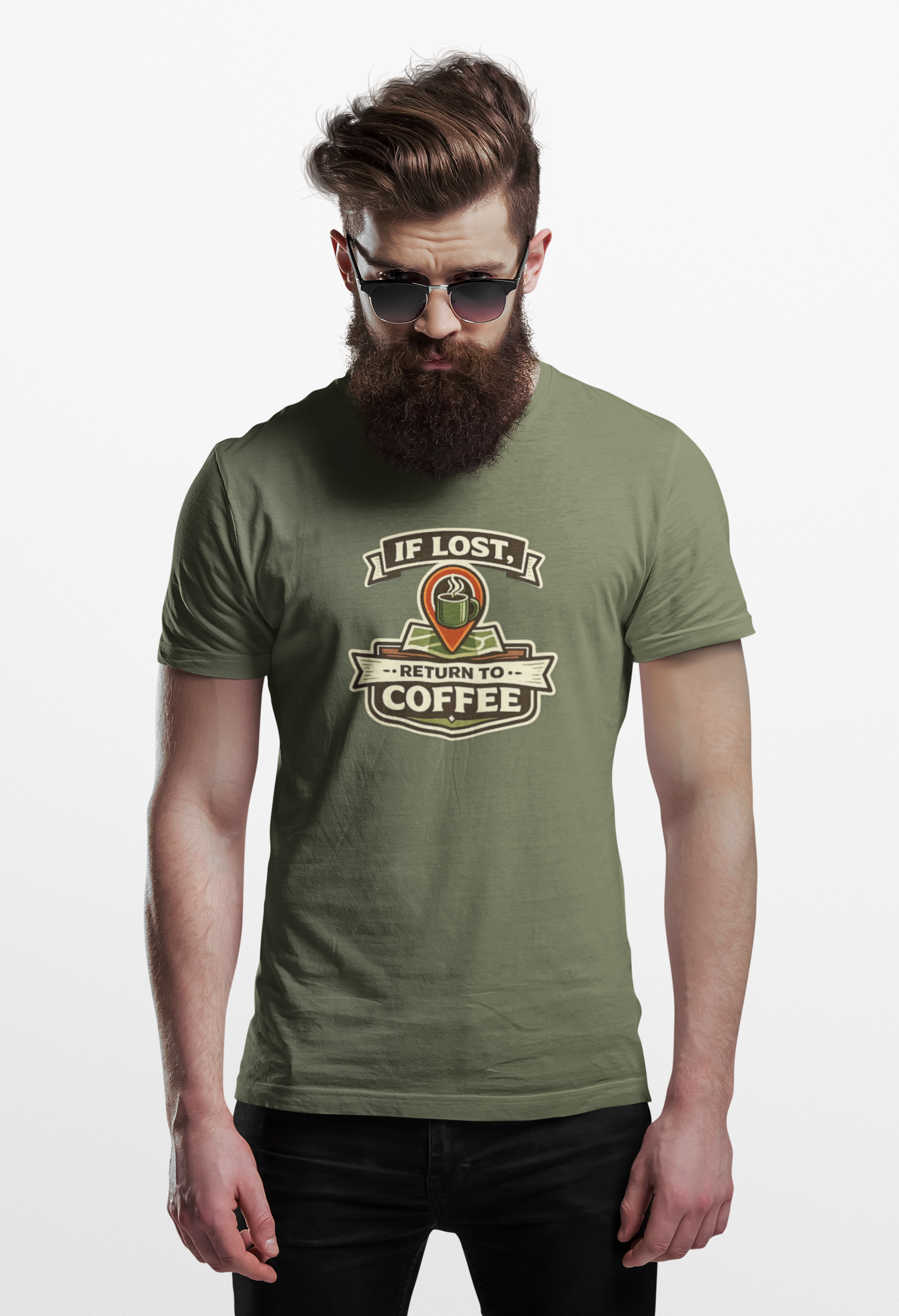 If Lost Return to Coffee Unisex Tee