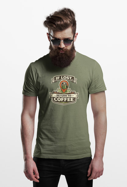 If Lost Return to Coffee Unisex Tee
