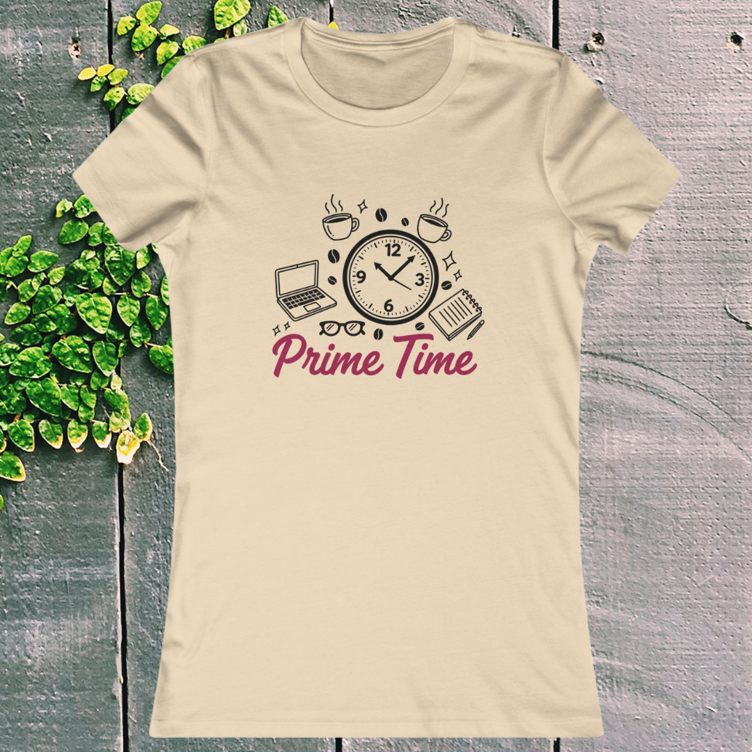 Prime Time T-Shirt - 3 AM Late Night Entrepreneur Tee for Women