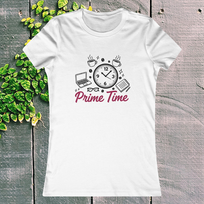 Prime Time T-Shirt - 3 AM Late Night Entrepreneur Tee for Women