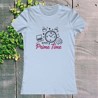 Prime Time T-Shirt - 3 AM Late Night Entrepreneur Tee for Women