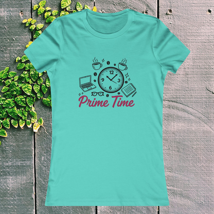 Prime Time T-Shirt - 3 AM Late Night Entrepreneur Tee for Women