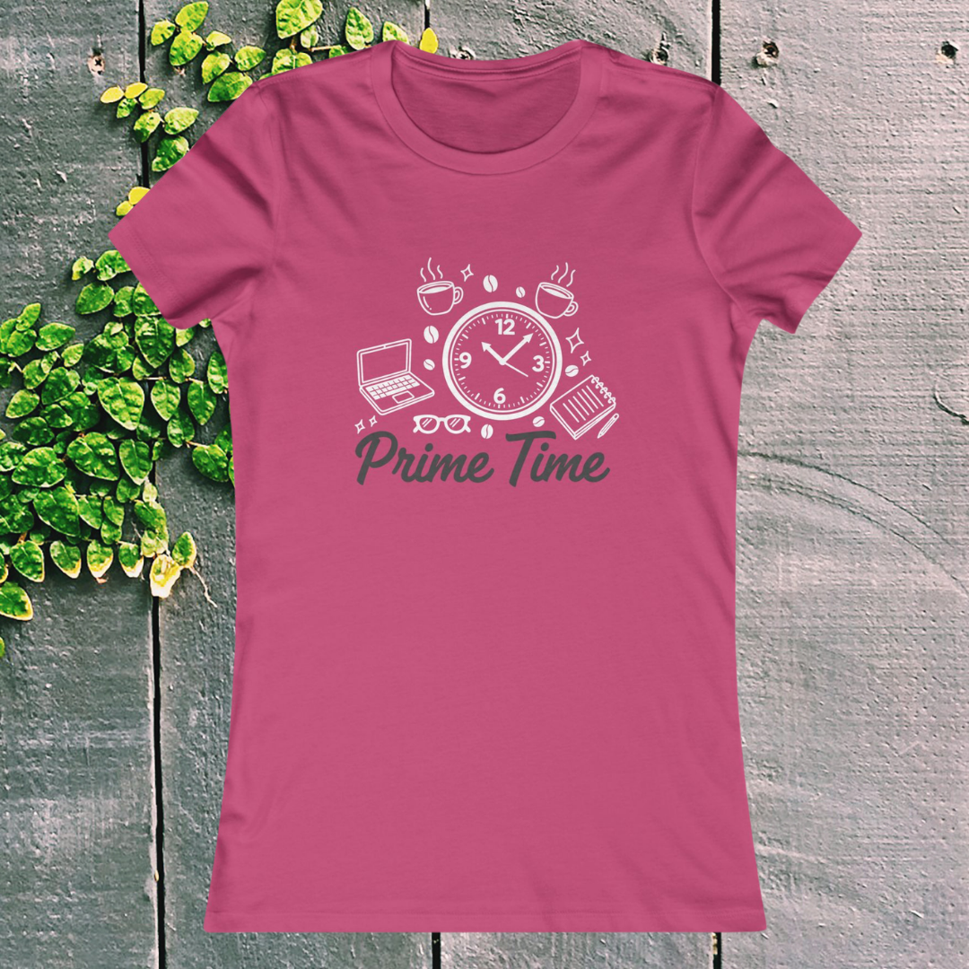 Prime Time T-Shirt - 3 AM Late Night Entrepreneur Tee for Women