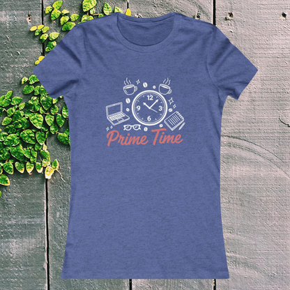 Prime Time T-Shirt - 3 AM Late Night Entrepreneur Tee for Women