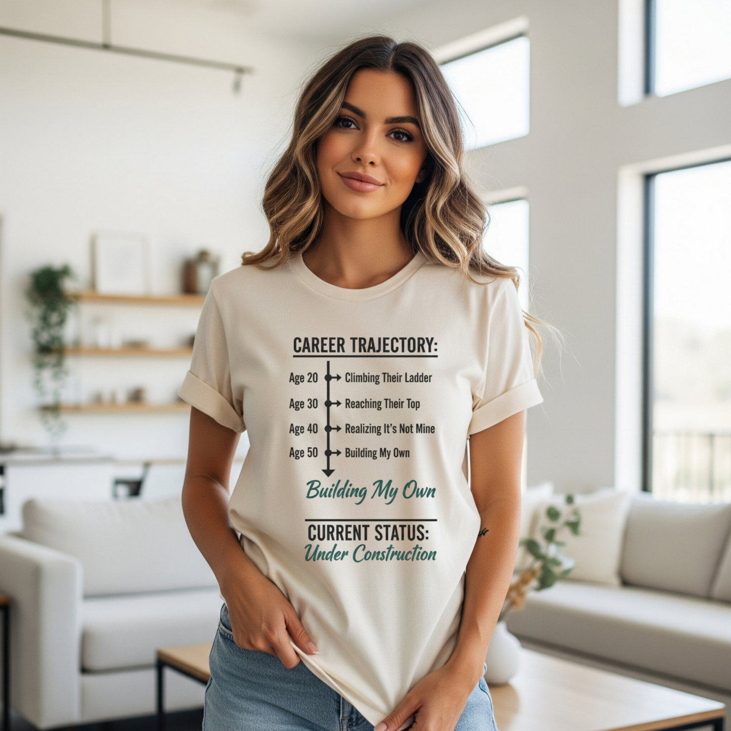Career Trajectory T-Shirt - Building My Own Empire Tee