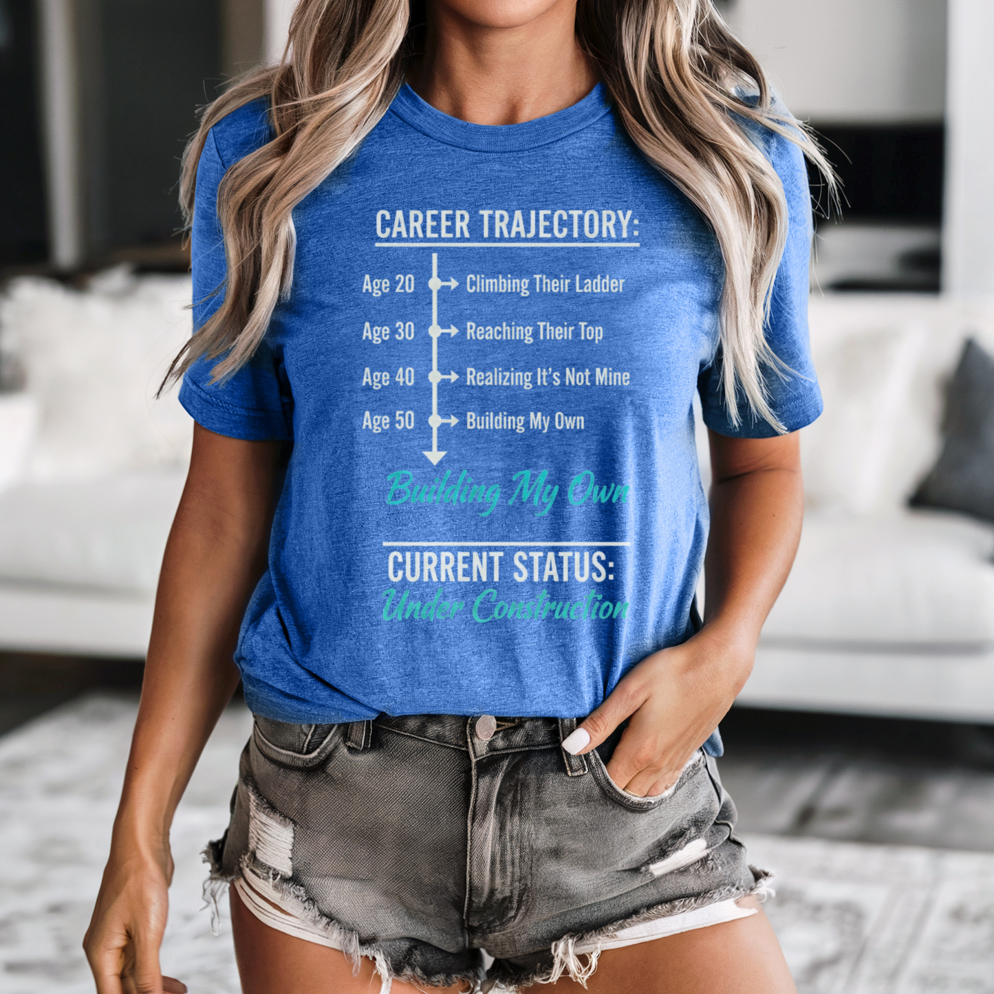 Career Trajectory T-Shirt - Building My Own Empire Tee