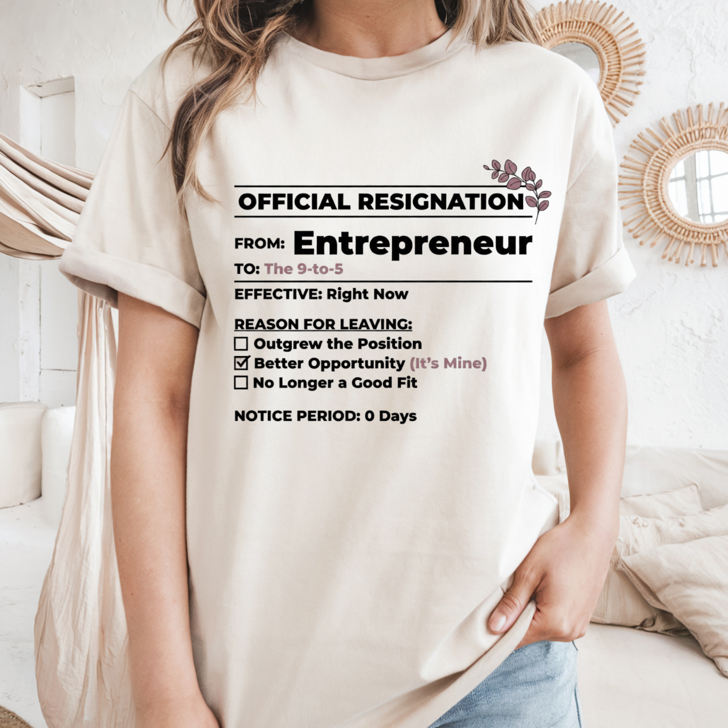 Official Resignation Tee