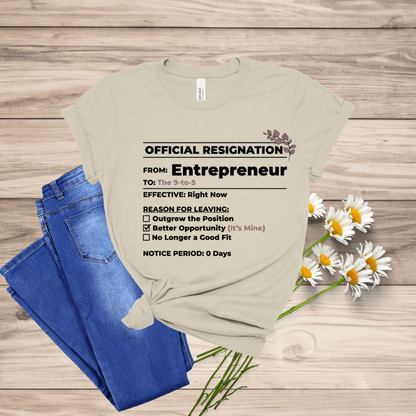 Official Resignation Tee