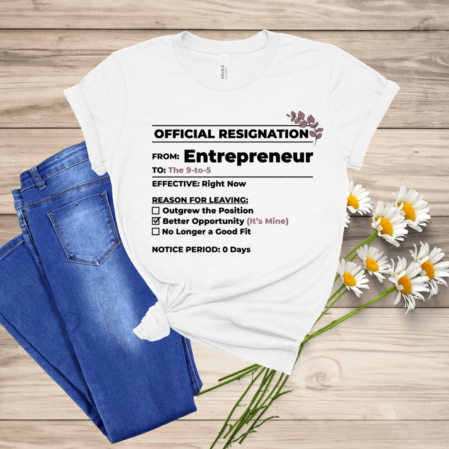 Official Resignation Tee