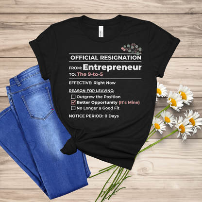 Official Resignation Tee