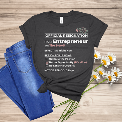 Official Resignation Tee