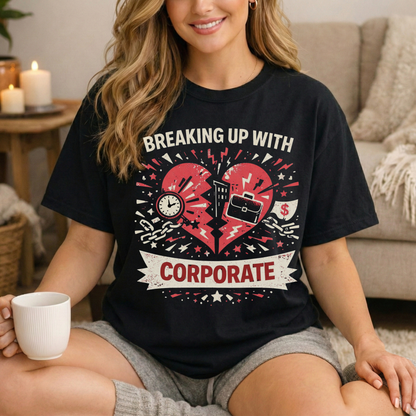 Breaking Up With Corporate — Graphic Tee