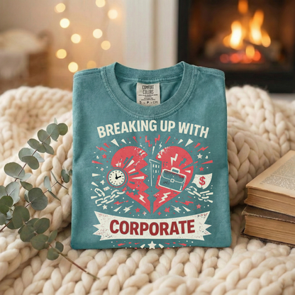 Breaking Up With Corporate — Graphic Tee