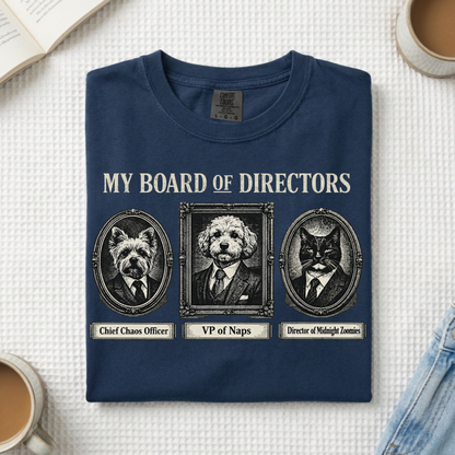 My Board of Directors T-Shirt — Vintage Portraits of Dogs Tee