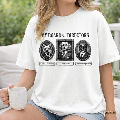 My Board of Directors T-Shirt — Vintage Portraits of Dogs Tee